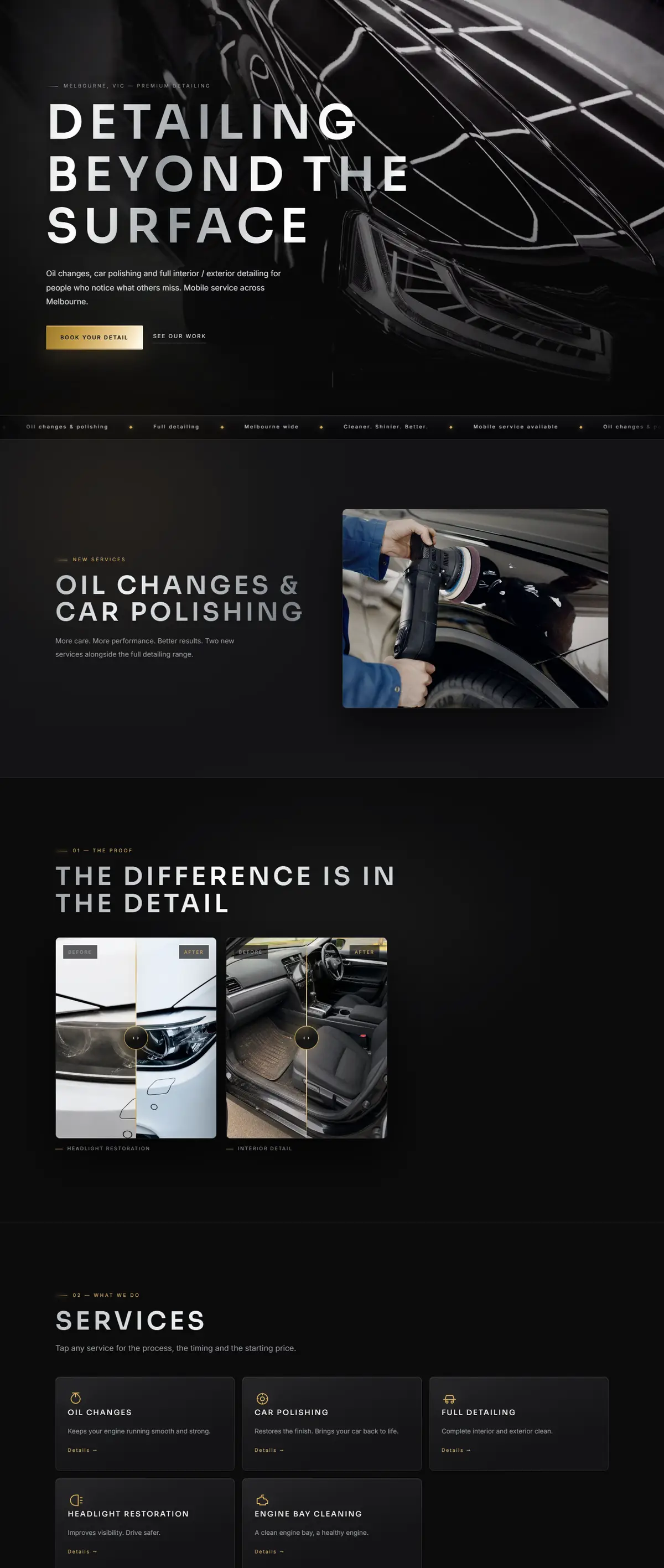 Mobile car detailing, Melbourne, desktop view